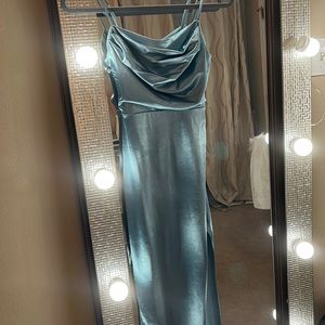 Light blue maxi dress